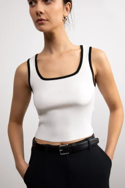 CROPPED SWEATER TANK