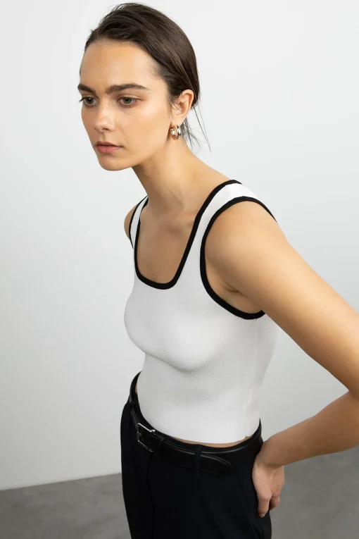 CROPPED SWEATER TANK