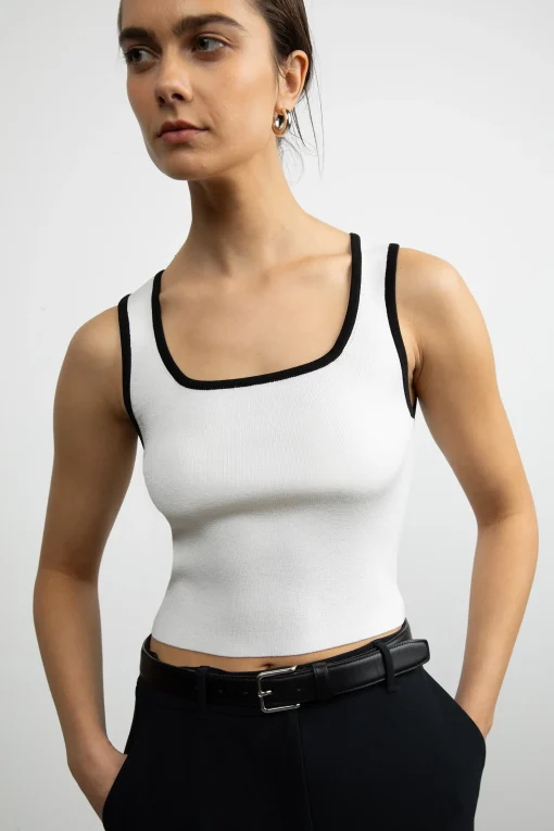 CROPPED SWEATER TANK