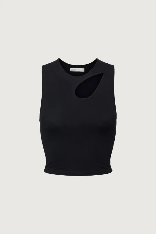 CROPPED TANK WITH CUTOUT