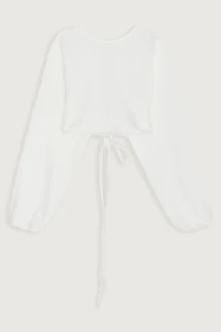CROPPED TOP WITH OPEN BACK