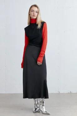 CROPPED TURTLENECK TOP