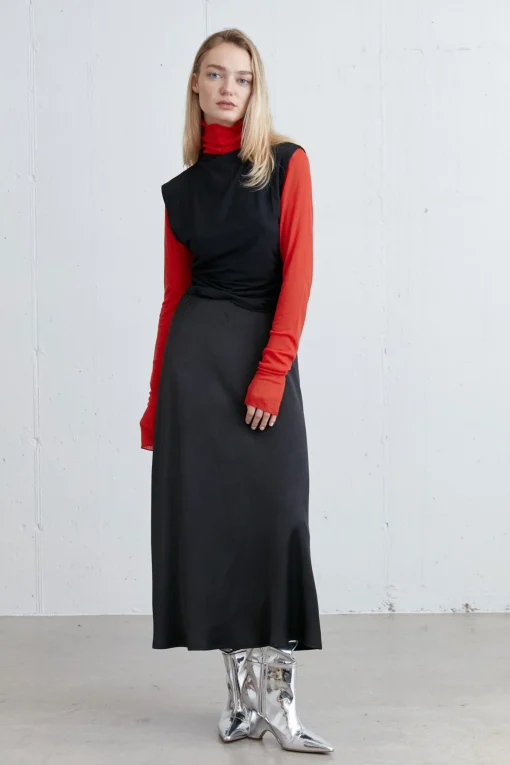 CROPPED TURTLENECK TOP
