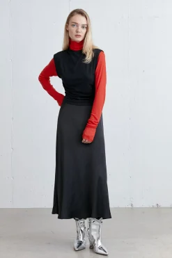 CROPPED TURTLENECK TOP