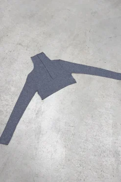 CROPPED TURTLENECK TOP