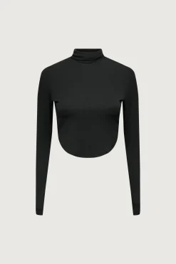 CROPPED TURTLENECK TOP