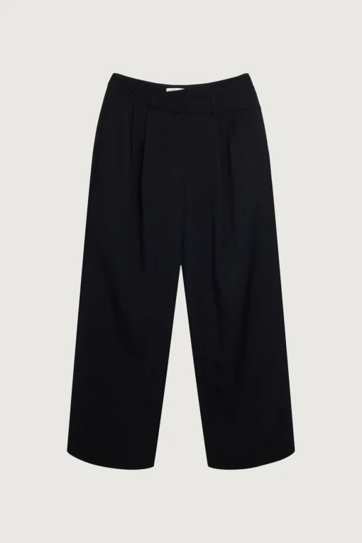 CROSSOVER WAIST WIDE LEG PANT