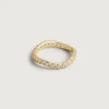 CURVY ZIRCONIA RING