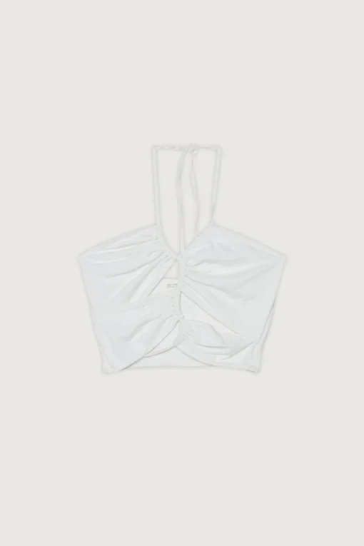 CUTOUT HALTER TOP