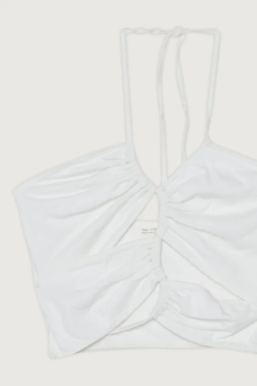 CUTOUT HALTER TOP