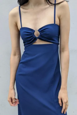 CUTOUT MIDI DRESS