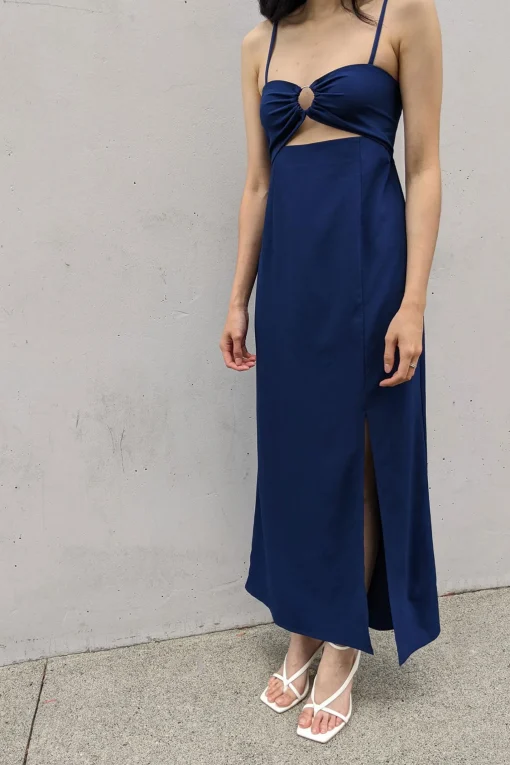 CUTOUT MIDI DRESS
