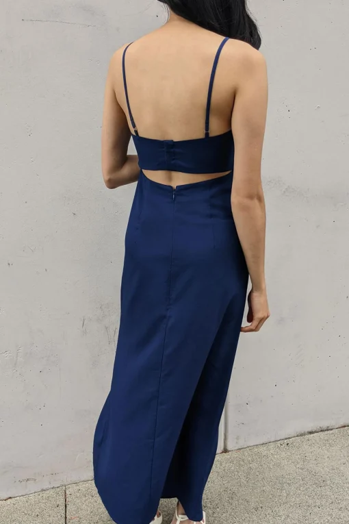 CUTOUT MIDI DRESS