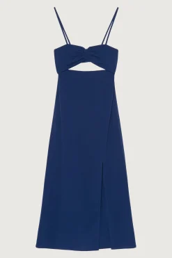 CUTOUT MIDI DRESS