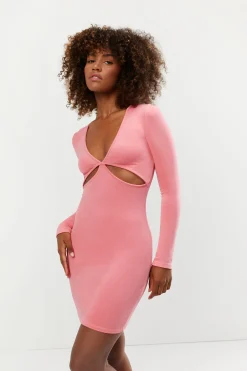 CUT-OUT MINI DRESS