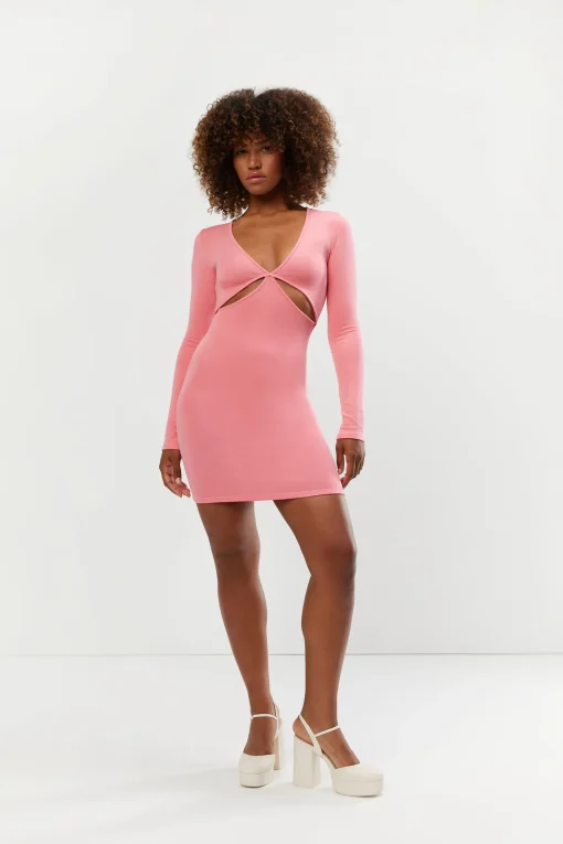CUT-OUT MINI DRESS