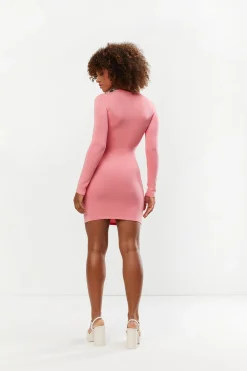 CUT-OUT MINI DRESS