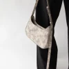 DISTRESSED LEATHER SHOULDER BAG