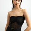 DOTTED MESH TUBE TOP
