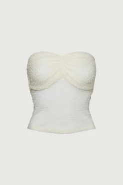 DOTTED MESH TUBE TOP