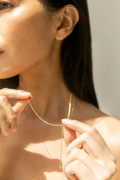 DOUBLE CHAIN NECKLACE