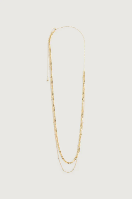 DOUBLE CHAIN NECKLACE