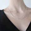 DOUBLE SNAKE CHAIN NECKLACE