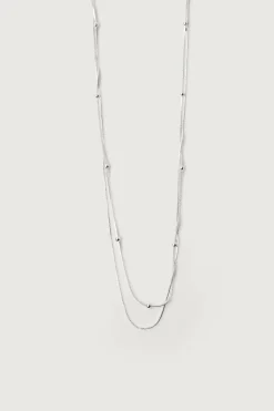 DOUBLE SNAKE CHAIN NECKLACE