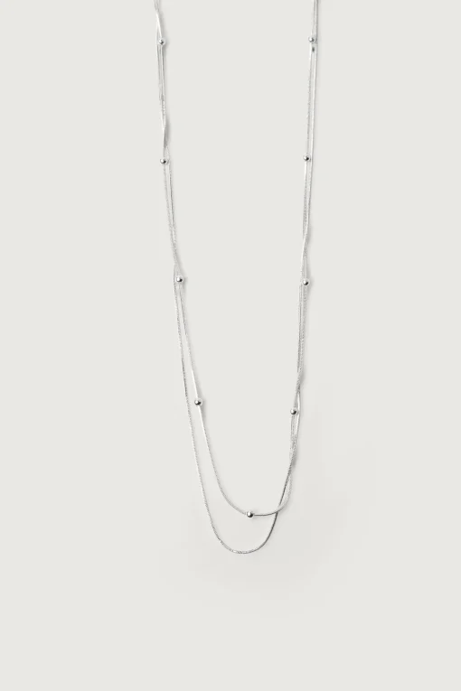DOUBLE SNAKE CHAIN NECKLACE