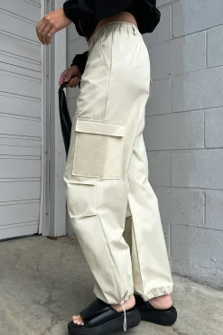 DRAWSTRING WAIST CARGO PANT