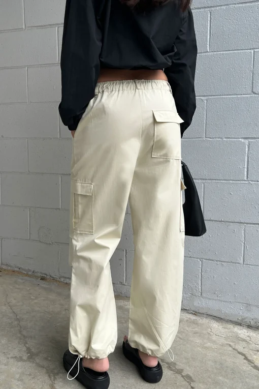 DRAWSTRING WAIST CARGO PANT