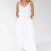 DROP WAIST MAXI DRESS