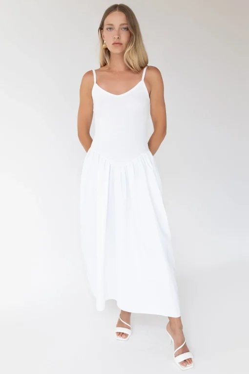 DROP WAIST MAXI DRESS