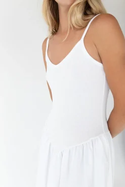 DROP WAIST MAXI DRESS