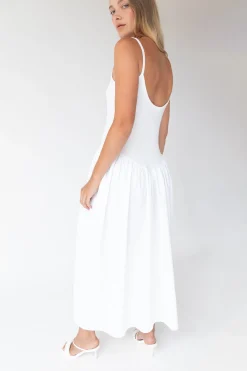 DROP WAIST MAXI DRESS