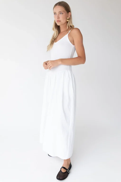 DROP WAIST MAXI DRESS