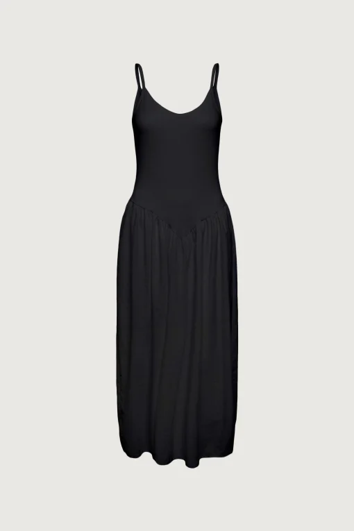 DROP WAIST MAXI DRESS