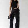 ELASTIC WAIST DRESS PANT