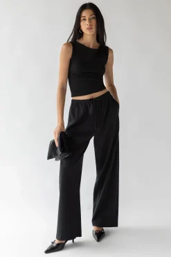ELASTIC WAIST DRESS PANT