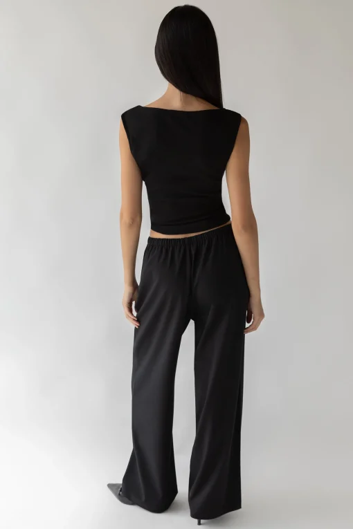 ELASTIC WAIST DRESS PANT