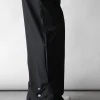 ELASTIC WAIST NYLON PANT