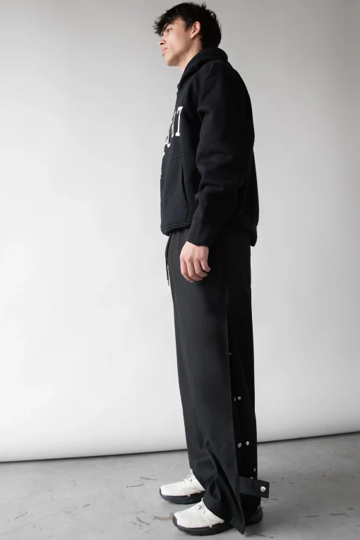 ELASTIC WAIST NYLON PANT