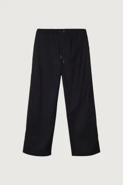 ELASTIC WAIST NYLON PANT