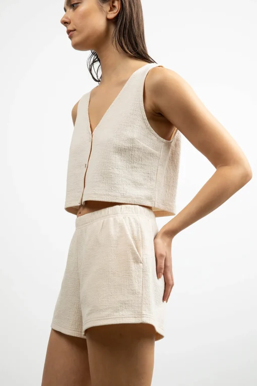 ELASTIC WAIST SHORT