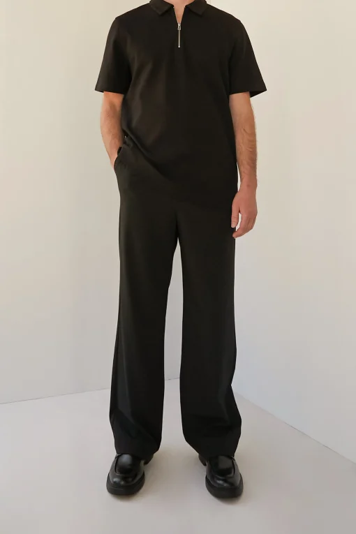 ELASTIC WAIST SUITING PANT