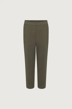 ELASTIC WAIST TAPERED PANT