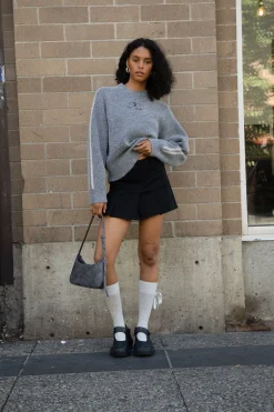 EMBROIDERED OAK SPORT SWEATER