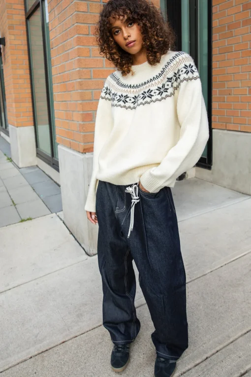 FAIR ISLE CREWNECK SWEATER