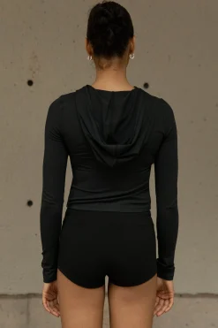 FITTED ZIP-UP HOODIE
