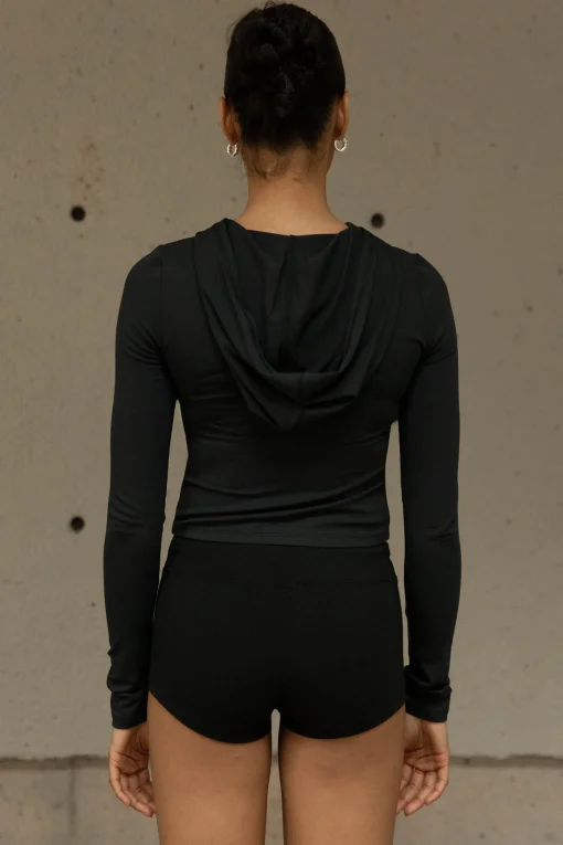 FITTED ZIP-UP HOODIE